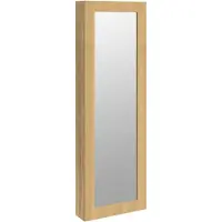 Syfax Armoire à bijoux avec miroir murale 30x8,5x90 cm