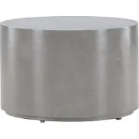 Furnlux Classic FURNLUX Table basse Lisbonne Béton Et Gris 60cm / Couleur principale : Gris / Dimensions : 60 x 60 x 40 cm