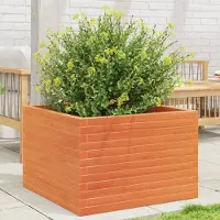 Prolenta Maison Exclusive - Jardinière cire marron 70x70x46 cm bois de pin massif