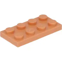 LEGO 100 pièces 3020 Plaques 2x4 Part Basic 100 Nougat