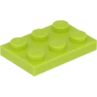 LEGO 2x3 plaques 3021 - 250 pièces Lime
