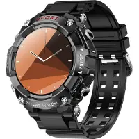 Andoer T96 Smartwatch à écran tactile de 1,52 pouces + oreillette Bluetooth sans fil, BT5.0 | IP67 étanche | Surveillance de la santé | Modes sportifs multiples, noir