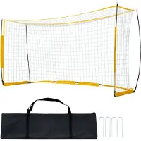 StarTech.com But de football portable 3,66x1,83m - Soccertor avec filet de football - sac de transport inclus - Idéal pour le jardin et les loisirs