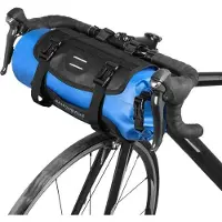 Sonstiges Lixada Sacoche de guidon de vélo étanche avec fermeture à enroulement 3L-7L bleue