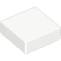 LEGO 250 pièces , part c. 3070, blanc (White)