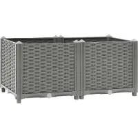 Prolenta Maison Exclusive - Lit surélevé 80x40x38 cm Polypropylène