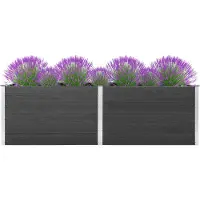 Prolenta Maison Exclusive - Jardinière surélevée 200 x 50 x 91 cm, WPC gris