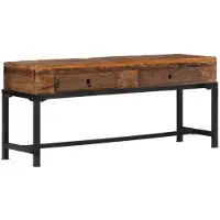 Prolenta Maison Exclusive - Meuble TV 110x30x46 cm, en bois massif