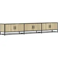 Syfax Meuble TV chêne sonoma 240x35x41 cm bois d'ingénierie