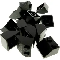 LEGO 15x tuiles 45° 2x2 noir tuiles inclinées briques Star Wars 3039