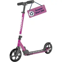 Hudora Scooter Start 200 - purple - Trottinette de ville réglable en hauteur & pliable - Trottinette pour enfants & adultes jusqu'à 100kg