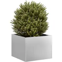 Prolenta Maison Exclusive - Jardinière 40x40x30 cm en acier galvanisé