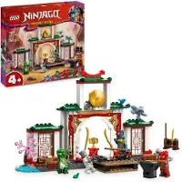 LEGO NINJAGO Le temple de Spinjitzu des Ninjas, Jouet dragon, 4 minifigurines, Jeu de construction pour enfants 4 ans