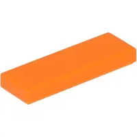 LEGO 1x3 carreaux 63864 - 50 pièces orange