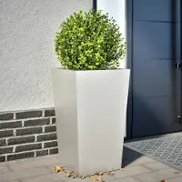 Prolenta Maison Exclusive - Bac à plantes 45x45x75 cm en acier inoxydable