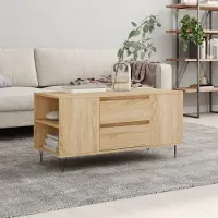 Prolenta Maison Exclusive - Table basse en chêne Sonoma 102x44,5x50 cm Matériau dérivé du bois