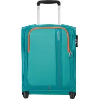 American Tourister trolley Sea Seeker Upright Underseater TSA Trolley Aqua Green turquoise 45cm