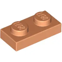 LEGO 50x 1x2 tuiles 3023 - Plaque Nougat - Nougat