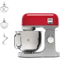 Kenwood Robot Pâtissier kMix KMX750RD, 1000 W, Bol Inox 5 L, Rouge, 6 Vitesses