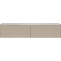 Furnlux Classic FURNLUX Support TV Frihamn Beige 160cm / Hauptfarbe : Beige / Dimensions : 160 x 45 x 35 cm