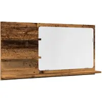 Syfax Armoire à miroir de salle de bain vieux bois bois d'ingénierie
