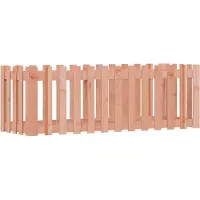 vidaXL Lit surélevé design clôture à lattes 150x50x50 cm bois massif douglas