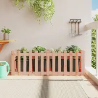 Prolenta Maison Exclusive - Jardinière surélevée avec clôture en lamelles, design 150x50x50 cm, en bois massif de douglas