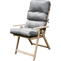 Blomster Coussin pour chaise longue de jardin 120 cm gris clair