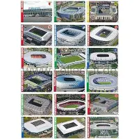 Topps Match Attax - Spar 16 - Saison 12/13 - TOUS les 18 billets de stade