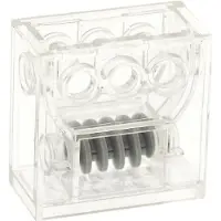 LEGO 1x Technic support d'engrenage 2x4x3 transparent blanc gris 4142824 4716 6588
