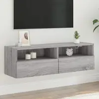 Prolenta Maison Exclusive - Meuble TV gris Sonoma 100x30x30 cm Matériau dérivé du bois