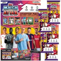 Topps Champions League 2023/24 - Cartes à collectionner - 1 Starter + 5 Booster