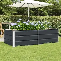 Prolenta Maison Exclusive - Bac à plantes anthracite 160 x 80 x 45 cm en acier