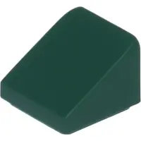 LEGO 1x1 brique inclinée 30° x 1 x 1 x 2/3 54200 - 100 pièces vert foncé