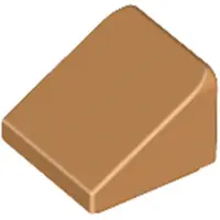 LEGO 1x1 brique inclinée 30° x 1 x 1 x 2/3 54200 - 100 pièces Nougat moyen