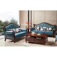 AEA Canapé 3-2 places, ensemble de canapés, canapé, fauteuil, cuir, meubles de luxe