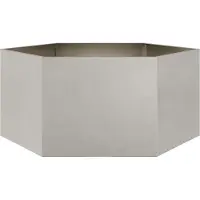 Prolenta Maison Exclusive - Bac à plantes hexagonal 104x90x45 en acier inoxydable