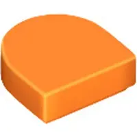 LEGO : 50 mouches, Größe 1x1 Noppen, abgerundet, Orange