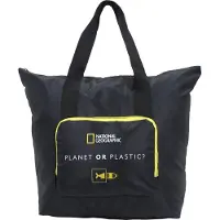 National Geographic Shopper Foldable en polyester recyclé Noir One Size