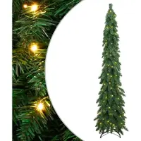 Syfax Arbre de Noël artificiel pré-éclairé avec 130 LED 210 cm