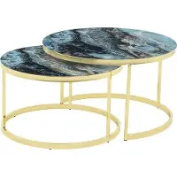 AEA Modern Couchtisch 2x Couchtische Wohnzimmer Hochwertig luxuriöse Möbel Designer