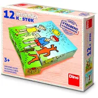 Dino Bikes Jouets DINO Kubus CHIEN ET CHAT 12 cubes