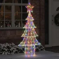 Prolenta Maison Exclusive - Sapin de Noël avec 240 LED multicolores, 180 cm, en acrylique