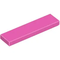 LEGO 50 pièces 2431 carreaux Tiles 1x4 Part Basic Panel 50 Dark Pink