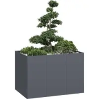 Prolenta Maison Exclusive - Jardinière anthracite 120x80x80 cm en acier