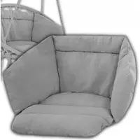 Omna | Coussin pour chaise de jardin - 75x60 cm - Beige - Ergonomique - Résistant aux intempéries - Style Boho