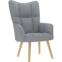 Syfax Fauteuil relax gris clair tissu