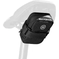 RockBros Sacoche de selle de vélo Mini Sacoche de vélo portable pour outils 0,35L Noir