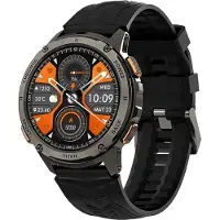 Maxcom Smartwatch FW110 Titan Chronos - Avec écran 1,32 pouces, boîtier robuste en titane et protection IP67 Noir