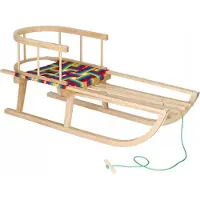 Sonstiges Luge en bois Luge pour enfants avec dossier en bois de hêtre
